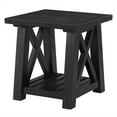 thumbnail image 1 of Martin Svensson Home Bolton Solid Wood End Table Black Stain, 1 of 7