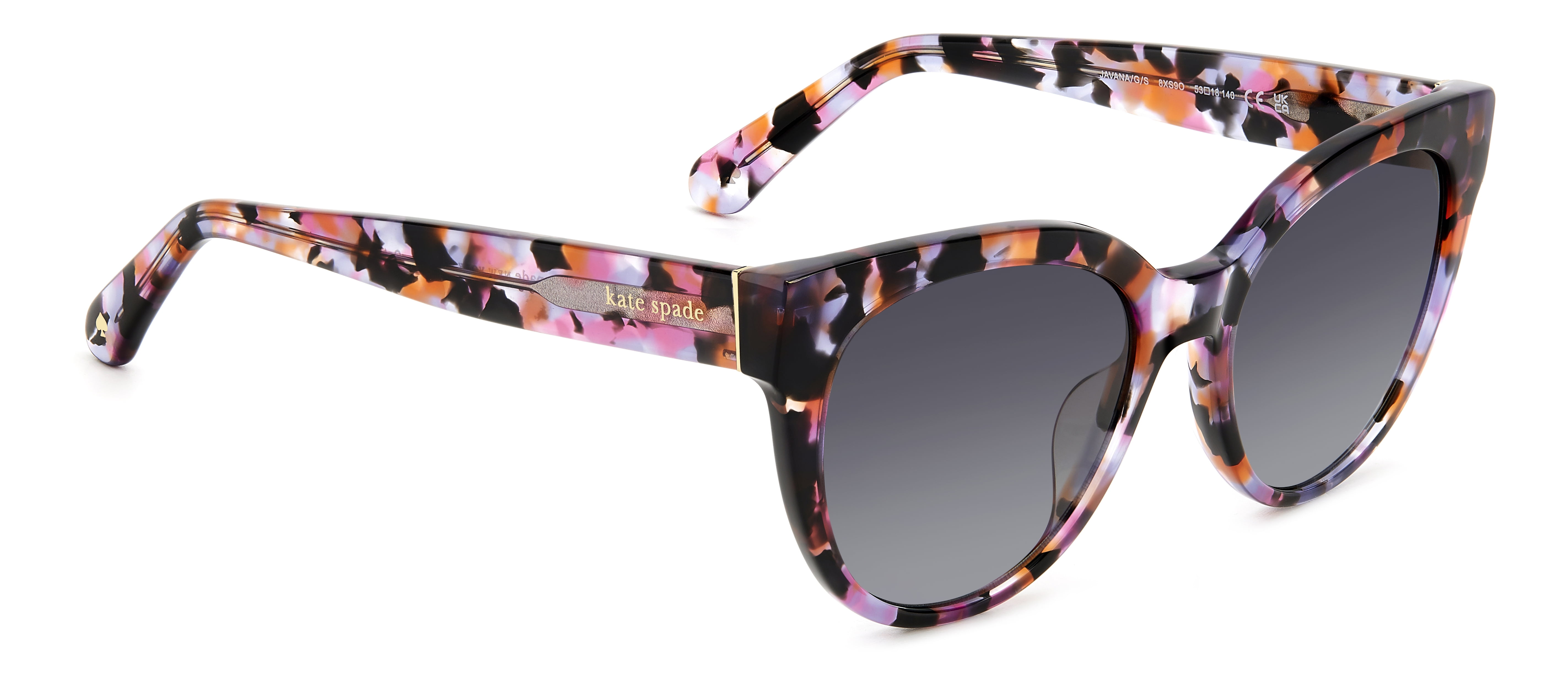 Kate Spade Women's Javana/G/S Sunglasses w/ Case, Havana Multicolor