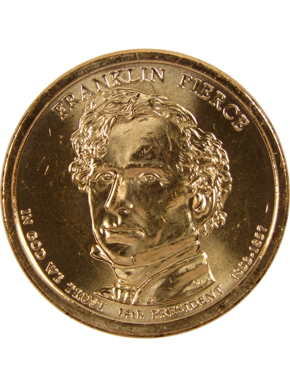 2010 D Franklin Pierce Presidential Dollar BU Uncirculated $1 Coin