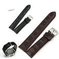 thumbnail image 2 of Chicmine 18/20/22mm Luxury Faux Leather Buckle Wrist Watch Band Replacement Strap, 2 of 9