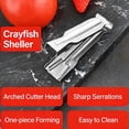 thumbnail image 4 of Linnome Stainless Steel Crayfish Peeler Tool Practical Shelling Tool for Seafood Dining Home Kitchen Cooking Accessory, 4 of 7