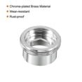 thumbnail image 4 of Unique Bargains M22*1.0 Mâle à M16*1.0 Raccord Adaptateur pour Robinet à Filetage Femelle, Argent, 2 Pièces, 4 of 4
