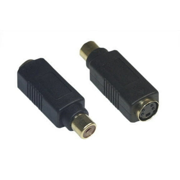 Kentek S-Video female to RCA female gold plated adapter video connector F/F