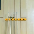 thumbnail image 3 of IFANLANDOR Pool Cue Storage Rack 1 Set Multi Hole Design For Billiard Enthusiasts Yellow Wood 39x4.5cm Wall Mounted, 3 of 8