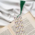 thumbnail image 6 of Kdxio Tulips Flowers Print Metal Tassel Bookmarks,Perfect Gift for Art Lovers and Bookworms Metal Bookmarks for Women, 6 of 8