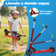 thumbnail image 4 of Scooter Eléctrico Infantil YEI 100W Plegable 10 km/h Color Rojo, 4 of 6