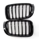 thumbnail image 4 of 2x Parrilla de parachoques delantero de doble barra ABS para BMW F26 x3 Serie 3 14-17 Negro brillante, 4 of 7