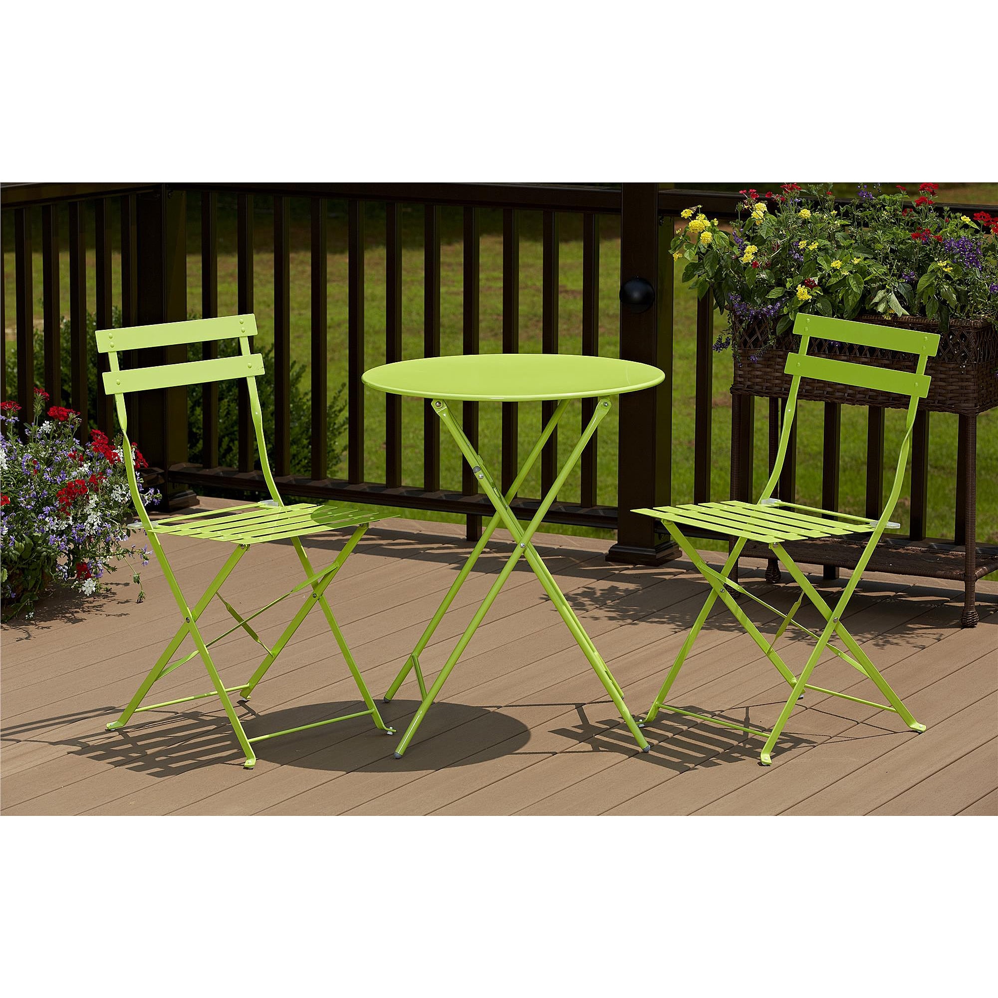 Cosco 3 Piece Folding Outdoor Bistro Set