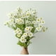 thumbnail image 3 of 30 cabezas de flores artificiales de manzanilla individuales, pequeño ramo de margaritas, decoración de margaritas falsas para sala de estar, flores secas de crisantemo, adornos de flores, 3 of 5
