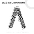 thumbnail image 3 of Women Men Headbands Tie Bulge Checkerboard Athletic Hair Head Band Sport Sweat Yoga Workout Sweatbands, 3 of 7