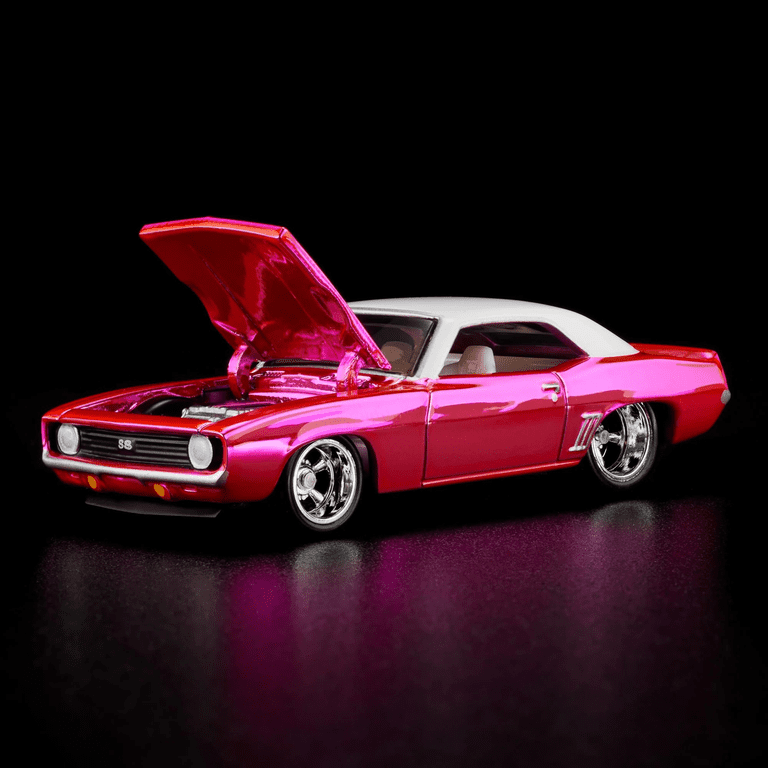 Hot Wheels 1969 Chevy Camaro SS Pink RLC collectors 2024 LA