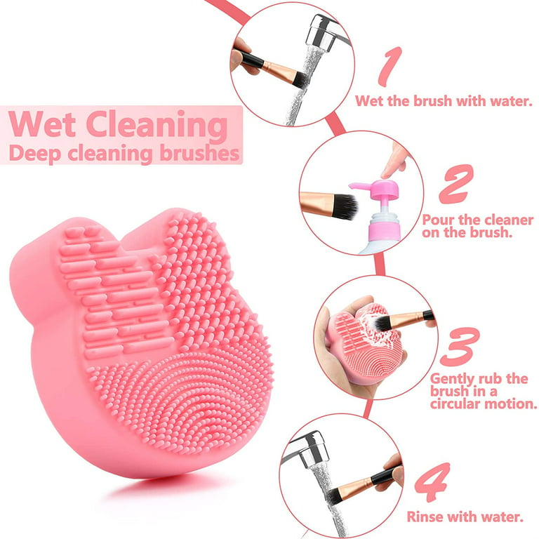 General Makeup Brushes Cleaner Box Silicone Pad Foundation