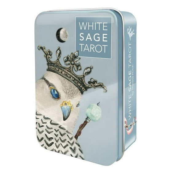 White Sage Tarot in a Tin, (Hardcover)