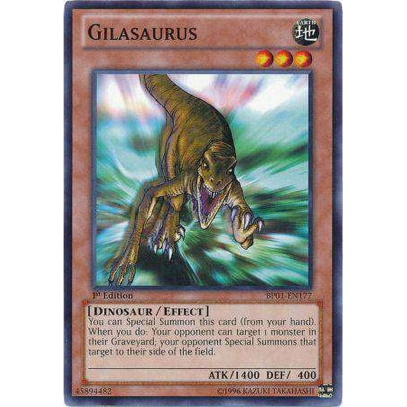 YuGiOh Battle Pack: Epic Dawn Common Gilasaurus BP01-EN177