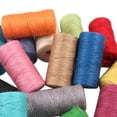 thumbnail image 2 of 100m Jute Cord 2mm String Crafts DIY Gift Wrapping jute rope Twine Rope Light Blue, 2 of 9