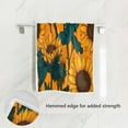 thumbnail image 2 of Bath Towel Single-Sided Printed Highly Absorbent Soft Quick Towel for Bathroom Spa Gym & Sports Sunflower, 2 of 5