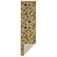 thumbnail image 2 of Ottomanson Ottohome Collection Non-Slip Rubberback Floral Leaves Design Indoor Rug, 2 of 7
