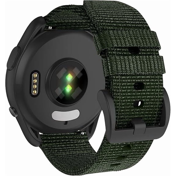 Watch Strap for Vivoactive 4/Forerunner 265/255 Music, 22mm Nylon Replacement Band for Garmin Venu 3/2
