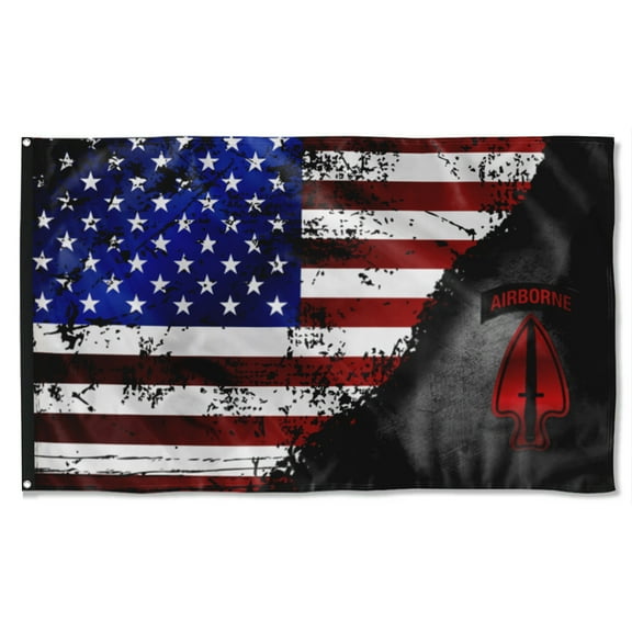 Cayyon Usasoc Stars&stripes Flag 3x5Feet Military Banner with 2 Brass Grommets