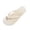 1#White, variant on Women's Flip-Flop Sandals, Open-Toe Soft-Soled Beach Slippers, Comfortable All-Match Summer Footwear