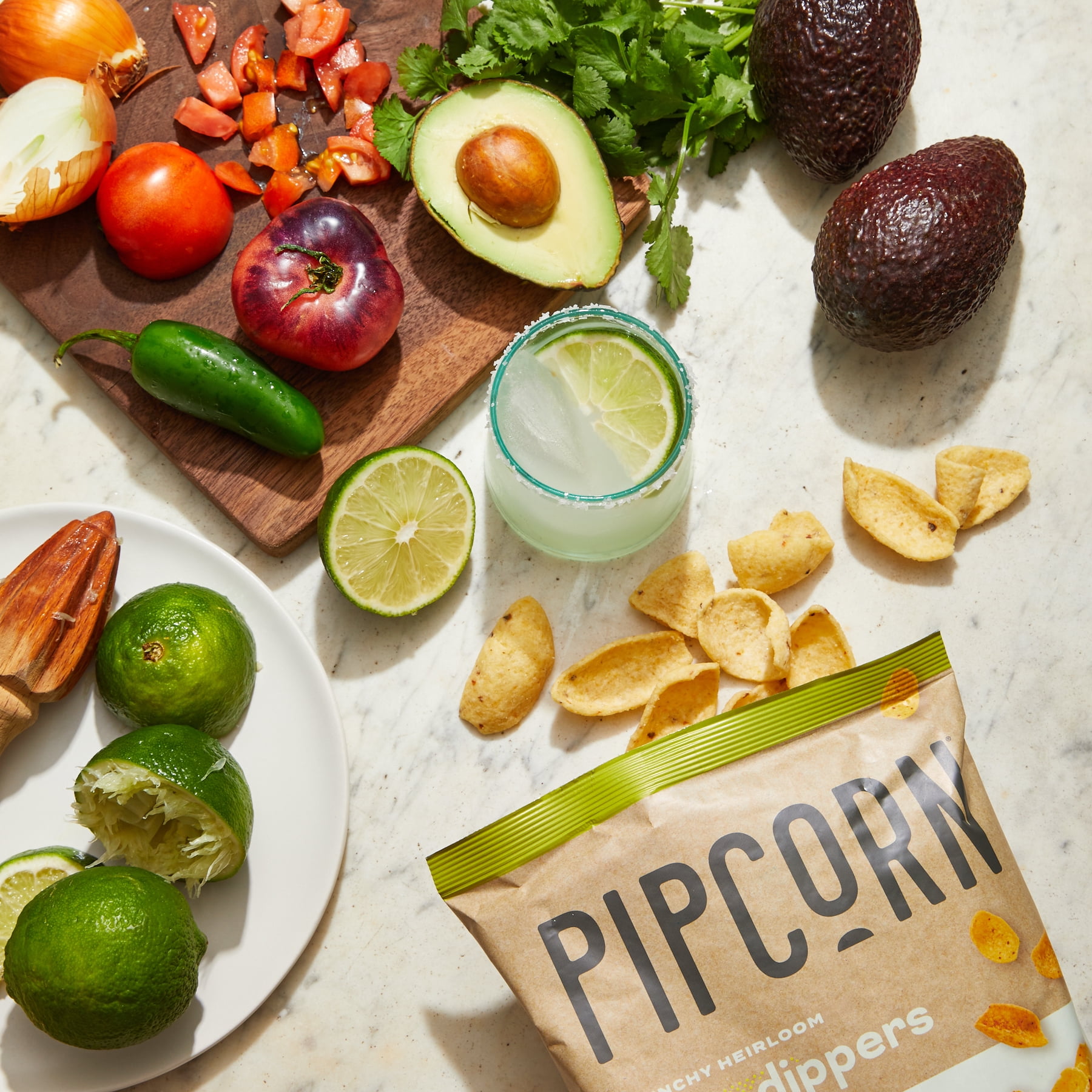 Pipcorn Lime Zest Non-GMO Corn Dippers, 9.25 Oz.