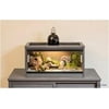 ECOFLEX 48 Inch Mojave Reptile Habitat Lounge, Grey, Large (EHRML17-05L)