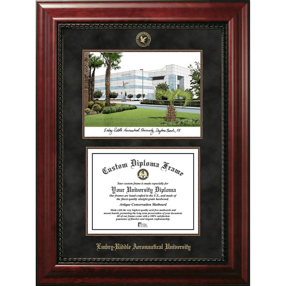 OCM Diploma Frame EmbryRiddle Aeronautical University FL Eagle