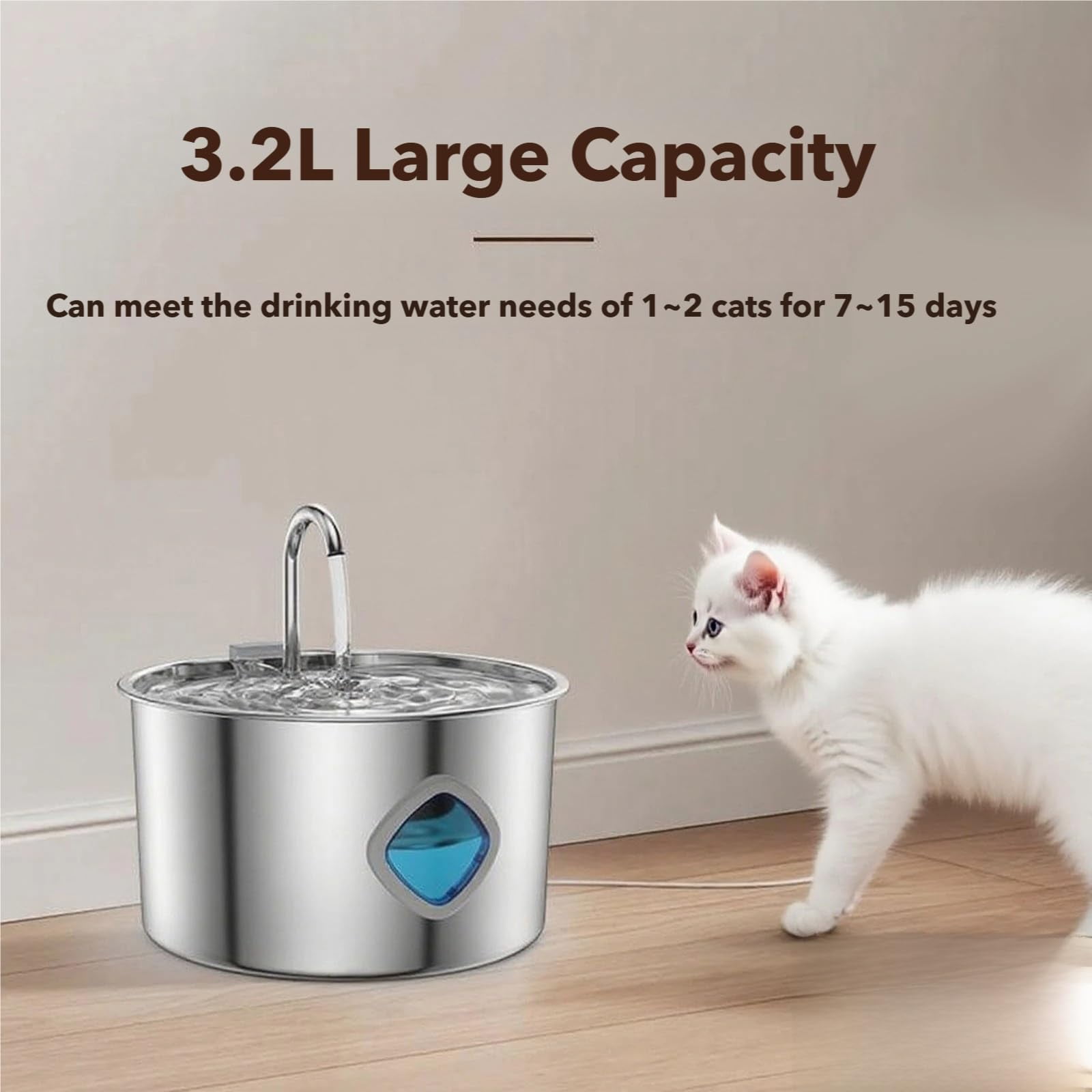 for Vetiflow Dog Bowl Filters and Sponge, Dog Water Fountain, Watering Systems Quadruple Purification, Suitable for Dogs/Cats (8 Filters + 4 Sponge)