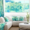 thumbnail image 1 of Fleurs Nature Montagne Bleu Clair - Impression sur Toile Florale, 1 of 3