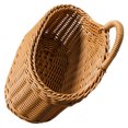thumbnail image 5 of Cesta de almacenamiento tejida con asa, cesta decorativa, cesta organizadora de pared para oficina en casa, 5 of 5