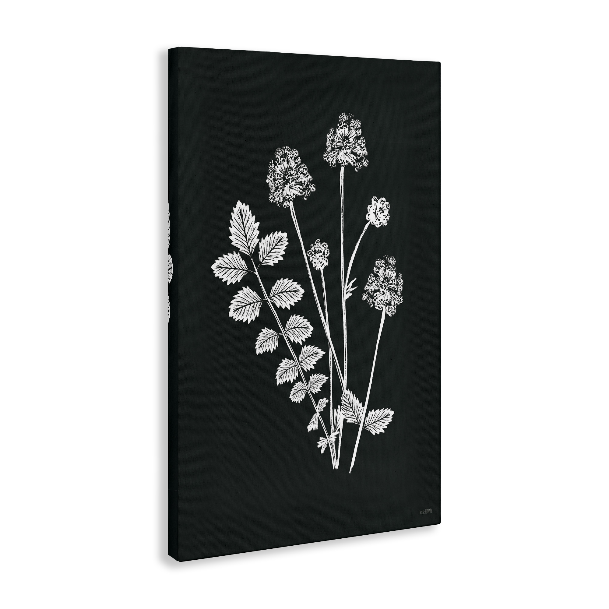 Stupell Industries Herb Bunches Impression Botanical & Floral Painting Gallery Wrapped Canvas Art Print Wall Art, 16 x 24