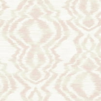 Daisy Bennett Designs  Moirella Nonwoven Unpasted Wallpaper 27 in. W x 27 ft. L - Blush