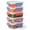 Multi, variant on 3-Pack Glass Food Storage Containers with Leakproof Lids & Silicone Sleeves | 36oz Each | Oven, Microwave, Freezer & Dishwasher Safe | Reusable Meal Prep Containers