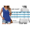 thumbnail image 6 of MOSHU Color Block Tank Tops for Women Casual Loose Tops Summer V Neck Sleeveless Shirts Basic Trendy Tunic Tops, 6 of 6