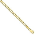 thumbnail image 6 of 10K Yellow Gold 4mm Light Figaro Chain, 6 of 6