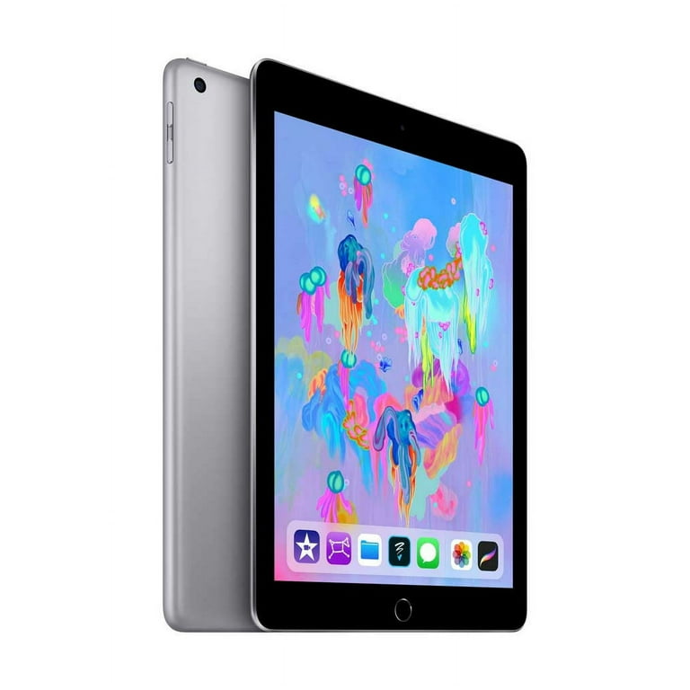 Apple iPad 128GB (iPadOS 17.7.8)第6世代 Restored Apple iPad 6 - WiFi Only -Space Gray - 128GB (Refurbished