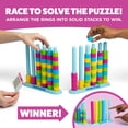 thumbnail image 5 of Color Stack, Color Matching Puzzle Game for Families, Easter Basket Stuffers,  Includes 2 Stack Racks, 50 Challenge Cards, 80 Rings by What Do You Meme?, 5 of 8