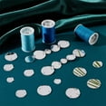 thumbnail image 5 of 300pcs 3 Sizes Sew on Mirror Acrylic Round Flat Back Mirror Beads with Hole Silver DIY Mirrored Rhinestones Mixed Color 10/15/20mm(0.4/0.6/0.8inch) DIY, 5 of 8