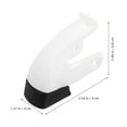 thumbnail image 2 of Tineasur 1Set White Universal Roller Skates Brake Replacement with Wear Resistant Rubber for Smooth Stops, 2 of 8