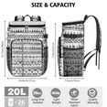 thumbnail image 5 of Insulated Backpack Cooler 20L - Leakproof Lunch Backpack for Outdoor, Travel & Work, Keeps Food & Drinks Cold/Hot 20 Hours, Durable Oxford Fabric with Tablet Compartment & Bottle Opener, 5 of 5