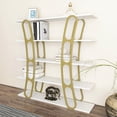 thumbnail image 5 of Decorotika Adar Bookcase White And Gold, 5 of 6