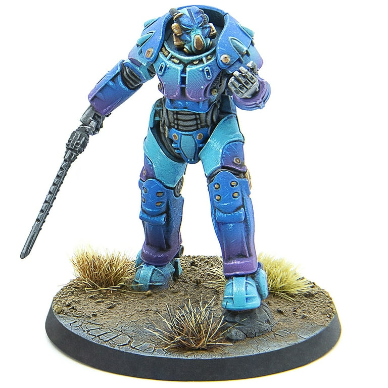 Fallout: Wasteland Warfare Unaligned X-01 Power Armor Figures, 3