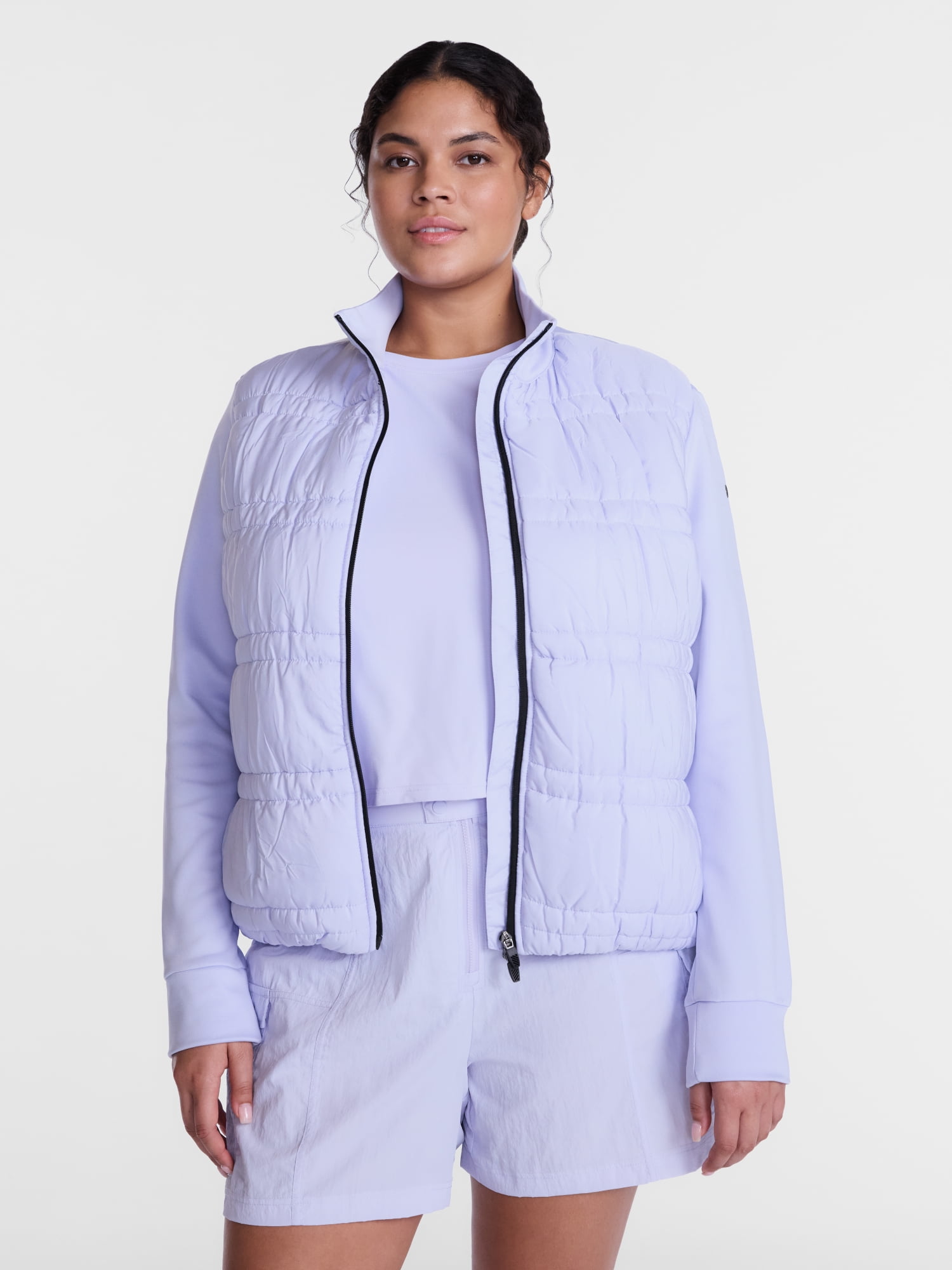 Avia Women's Hybrid Jacket with Long Sleeves, Sizes XS-XXXL