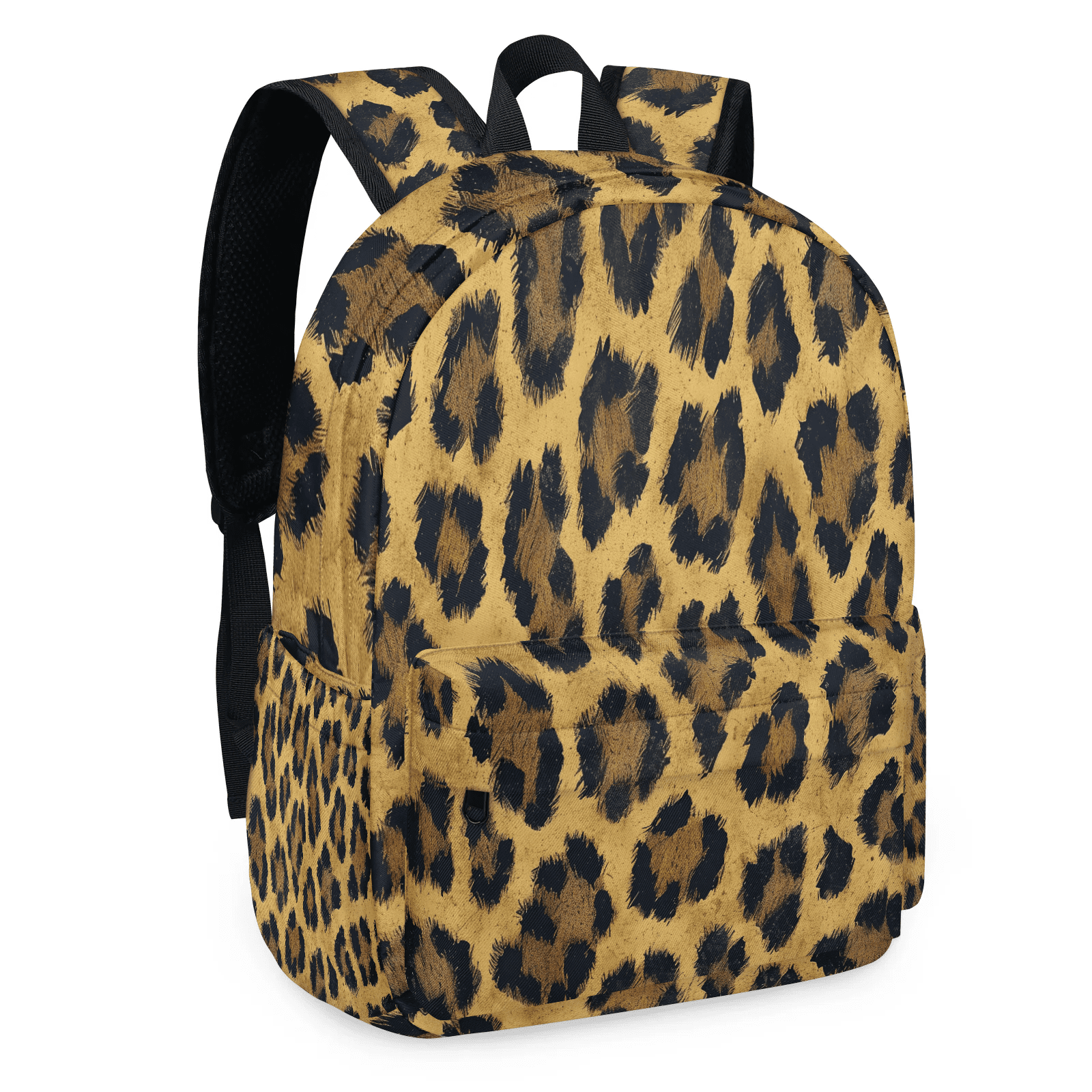 Herdesigns Leopard Backpack for Men Women, Lightweight Laptop Backpack 16.3 Inch Cheetah Print Casual Daypack for Travel Work Commuter