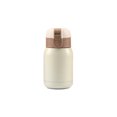 thumbnail image 1 of Inteprter Botella de agua con tapa 360ML Capcity Coffee Taza a prueba de fugas Acero Cartoon Travel Frascos aislados Fitness Holiday Kids Cocina y Comedor Beige 200ml, 1 of 6