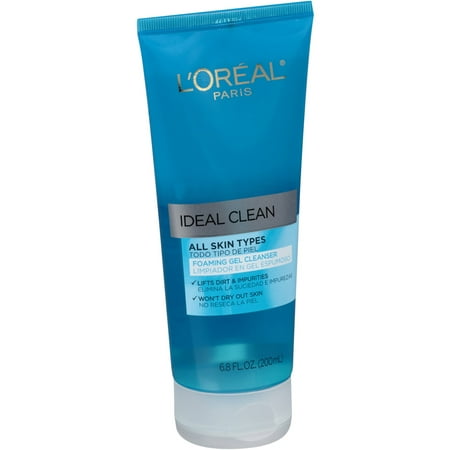 Essential Oils Gel Cleanser - L'Oreal Paris Ideal Clean Daily Foaming Gel Cleanser