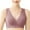 Purple, variant on Odeerbi Nursing Bras for Women 2025 Front Closure Breastfeeding Bras Comfortable Breathable Vest Style Gathers Pregnant Underwear Beige
