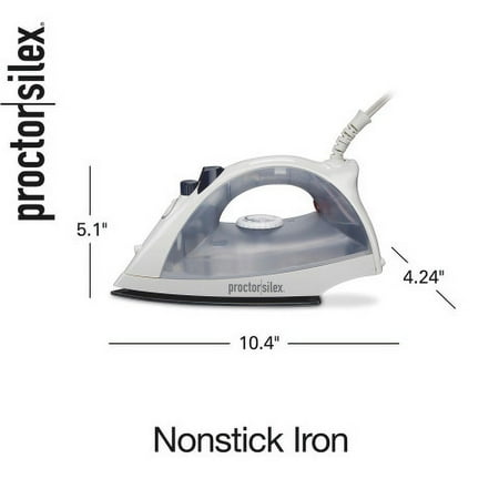 Proctor Silex - Nonstick Iron with Auto Shutoff - Gray