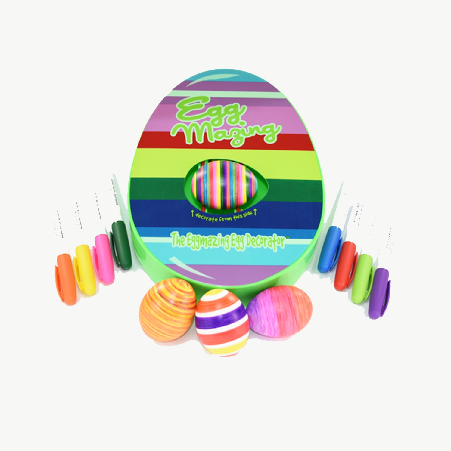 The Original Eggmazing Easter Egg Decorator Kit Includes 8 Colorful Quick Non for sale online 