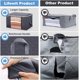 thumbnail image 4 of Storage Bag for Bedding, Clothes 60x43x35 cm Gray, 1-Pack, 4 of 5
